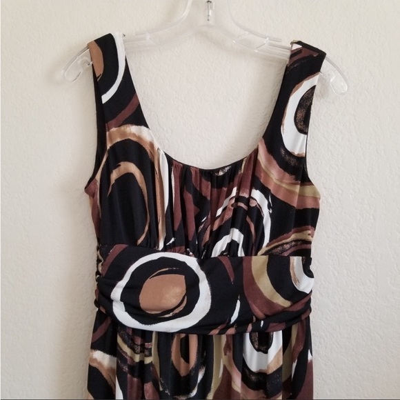 NWT AB STUDIO Printed Stretch Dress Size Medium - Picture 4 of 6
